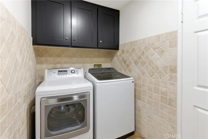 Laundry room on the main-level.