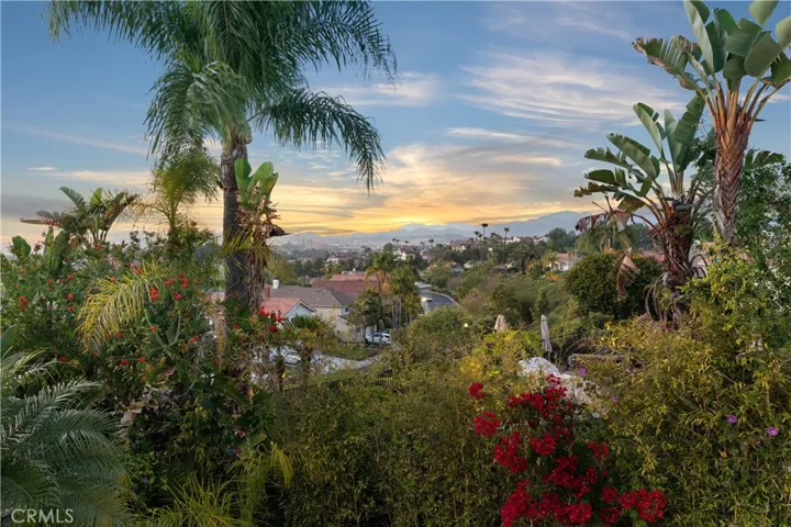 Panoramic mountain views enjoyed from the private deck.