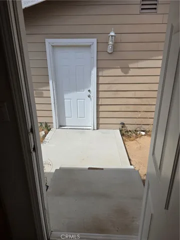 exit from laundry room to detacted garage
