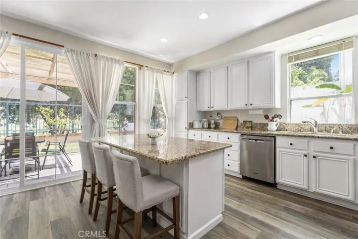 Virtually reimagined kitchen alternative with island addition