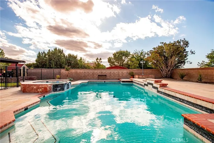 pool and spa view