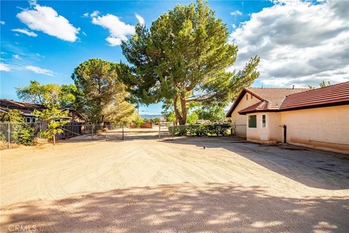 side dirt view of home