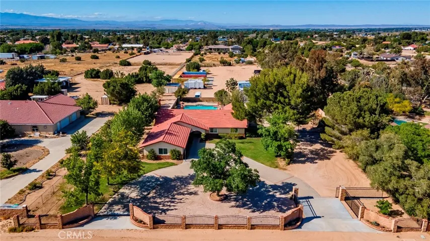 2nd. drone view of home
