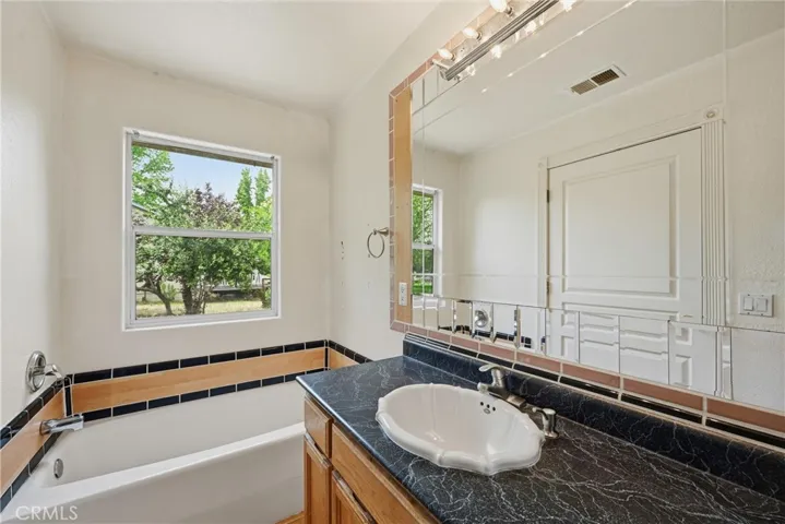 Primary bathroom tub.