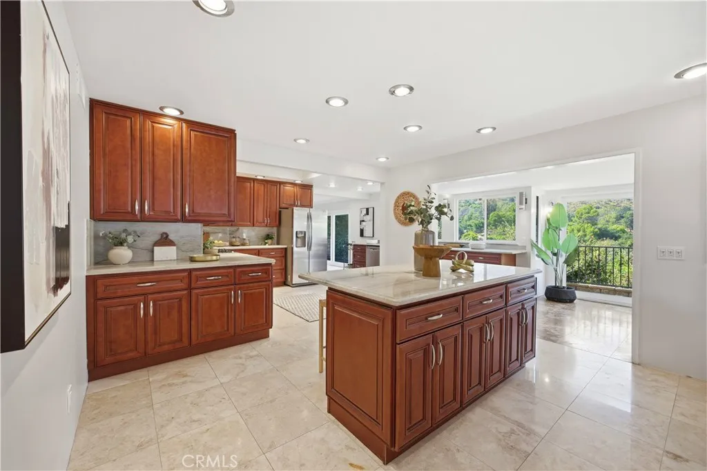 Kitchen and Island