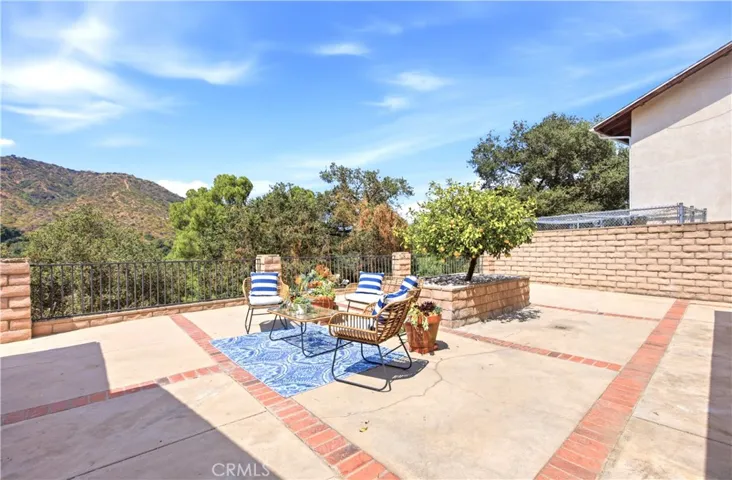 Large Backyard Entertainment Space View