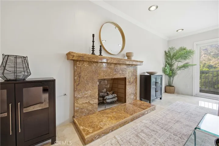 Natural Stone Gas Fireplace