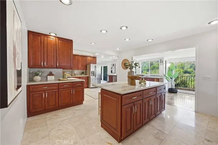 Kitchen and Island