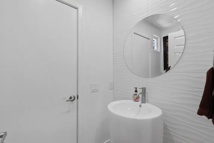 Half bath off pool area