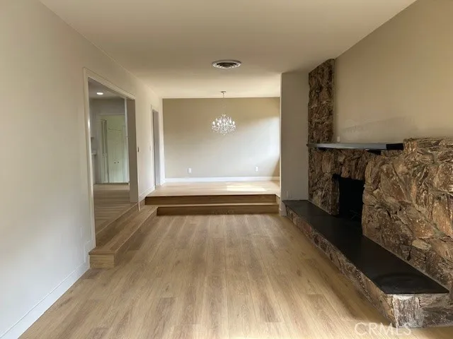 Living Room Area looking into the Dining Room.