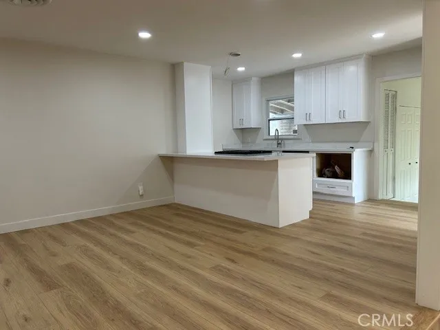 Family Room looking into the Kitchen Area.