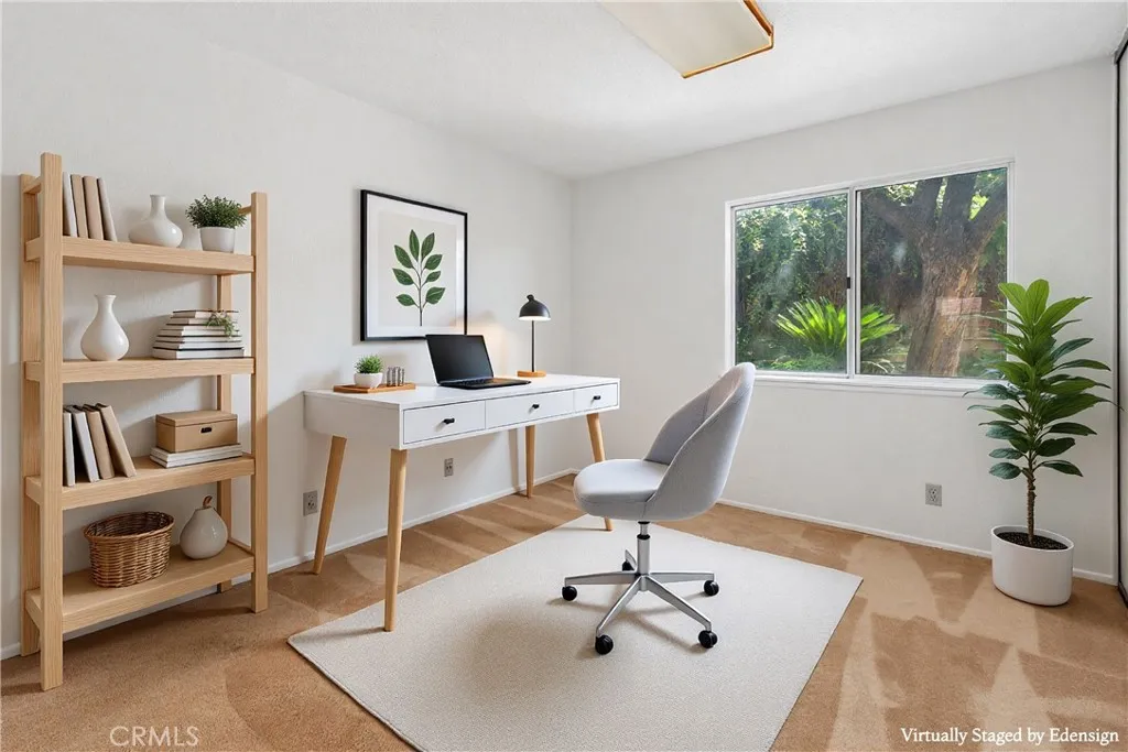 Bedroom 1 Shown as Office (virtually staged)