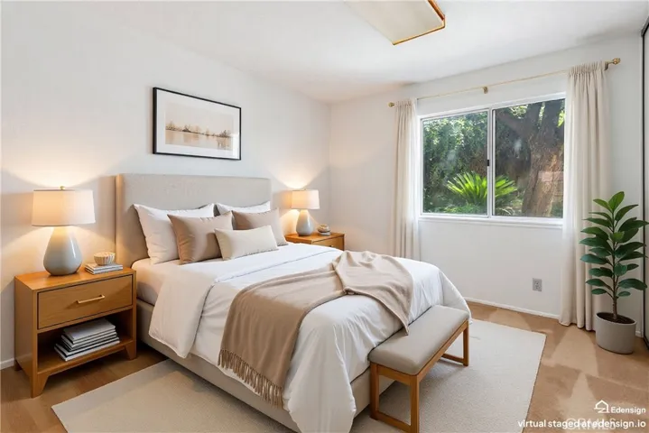 Bedroom 1 (virtually staged)