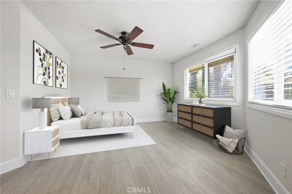 Main Primary Suite. Virtually staged.