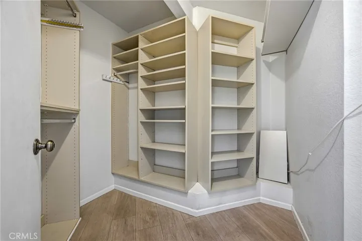 Primary Suite Walk-In Closet.