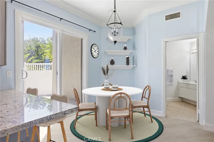 Dining nook. Virtually staged.