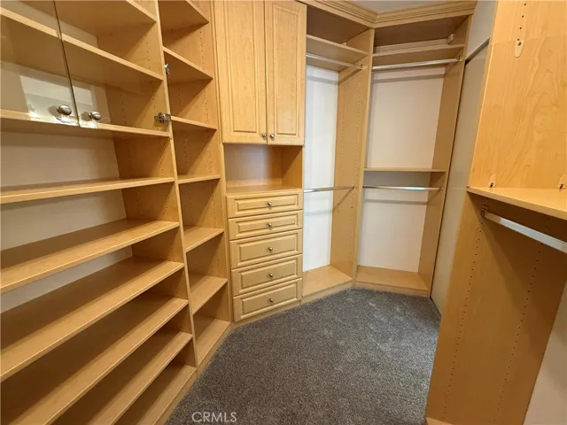 Custom primary closet