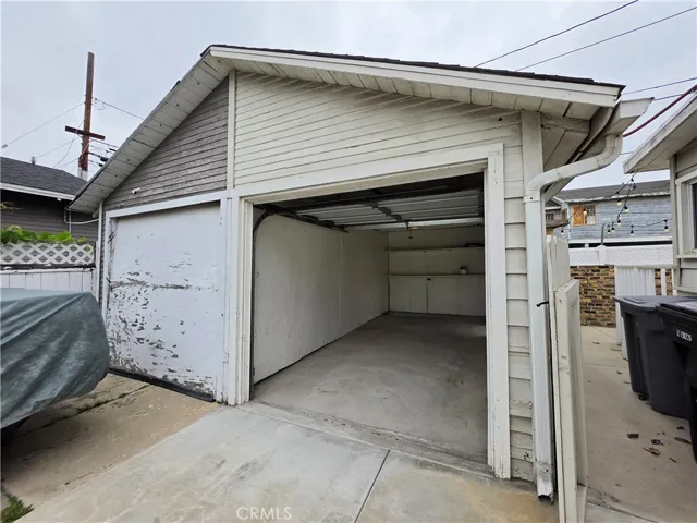 Subject property shares with neighbor the detached 2-car garage sitting right on the property line between the lots.
