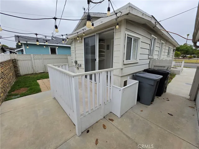 Pet door from rear pantry to patio