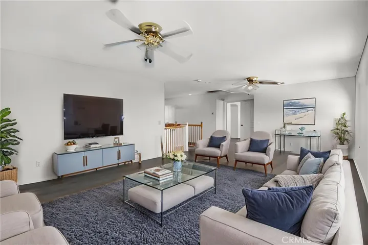 Virtually Staged Loft upstairs