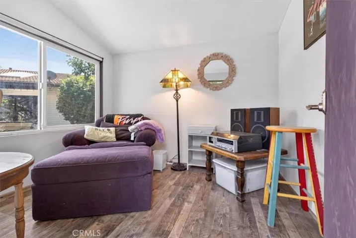 Inside detached office/yoga/reading room