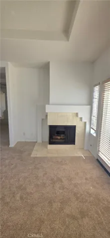 Fireplace in Living Room.