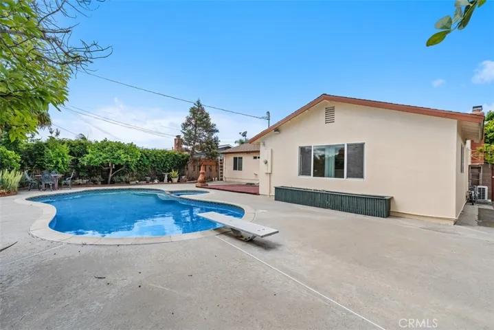 Large backyard