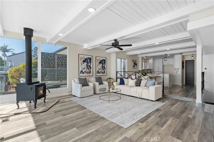 Open floor plan on the main living area offers panoramic ocean views.