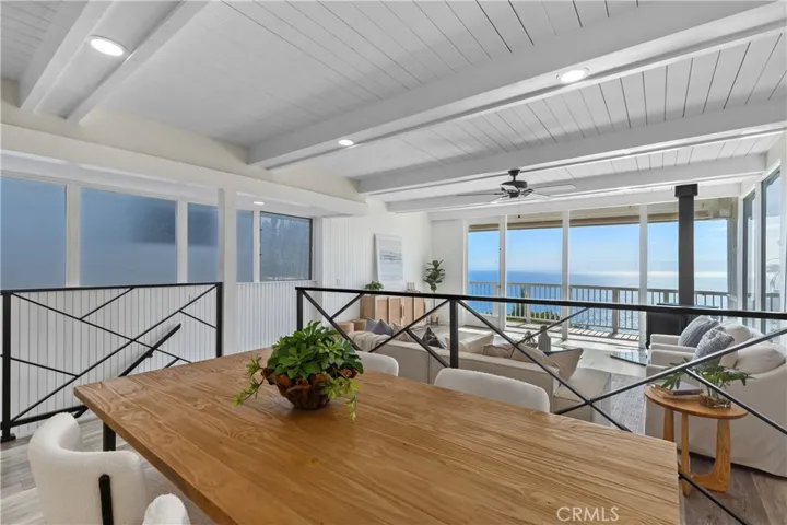 Open floor plan on the main living area offers panoramic ocean views.