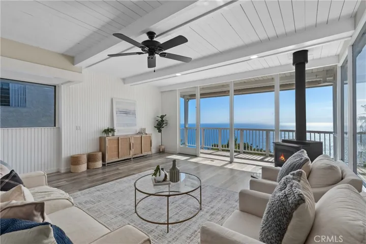 Open floor plan on the main living area offers panoramic ocean views.