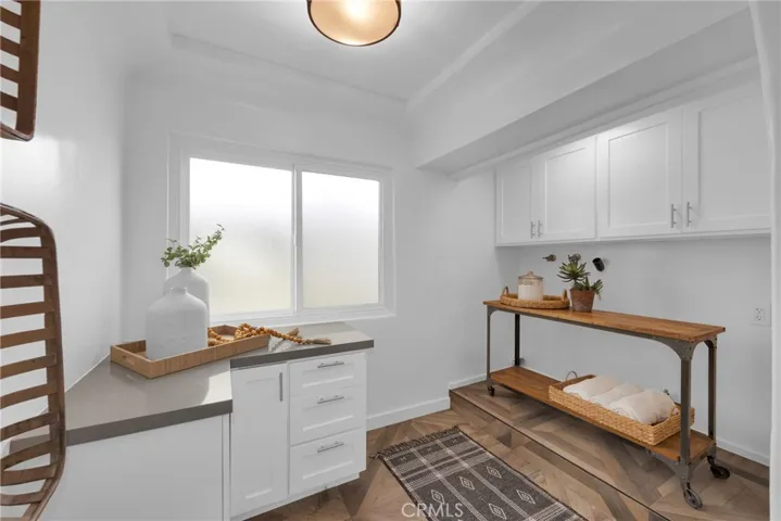 Laundry/mudroom off kitchen