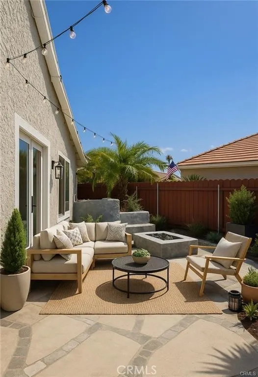 Side Of Back Yard AI