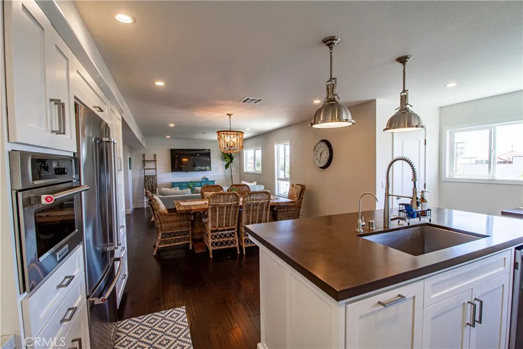 open floor plan kitchen