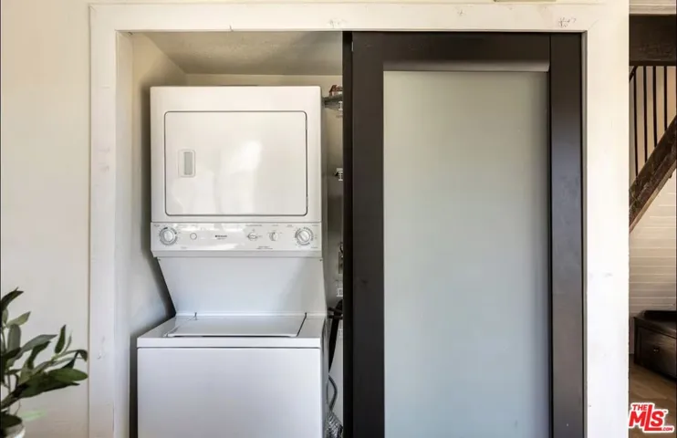 laundry in kitchen