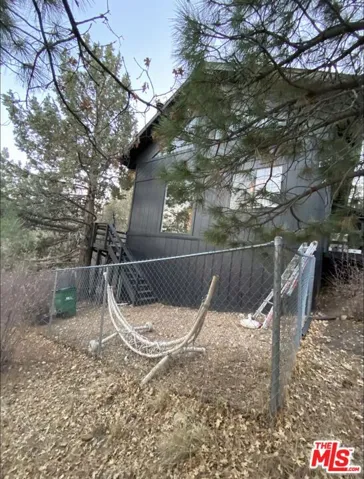 Fenced yard