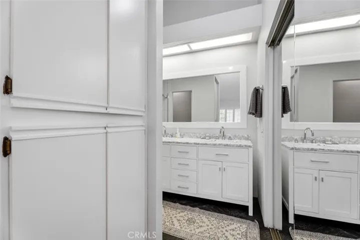 Nice amount of storage in the primary bathroom