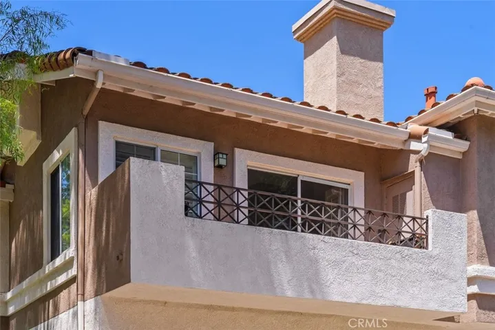 Exterior view of the balcony