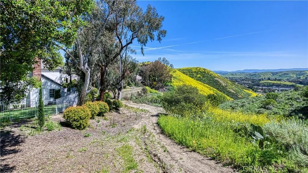 Adjacent canyon for hiking and biking