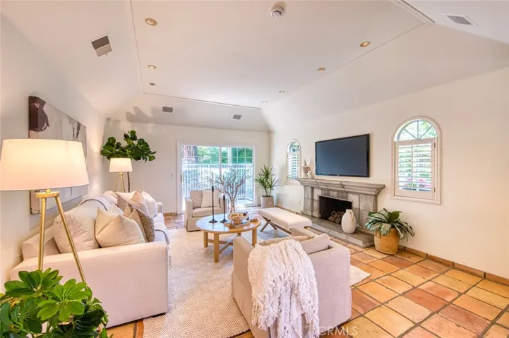 Dramatic living room - one of the largest you will see in a condo