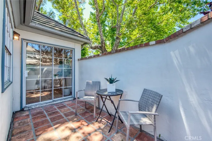 Front patio - very convenient for barbequing with close proximity to the kitchen