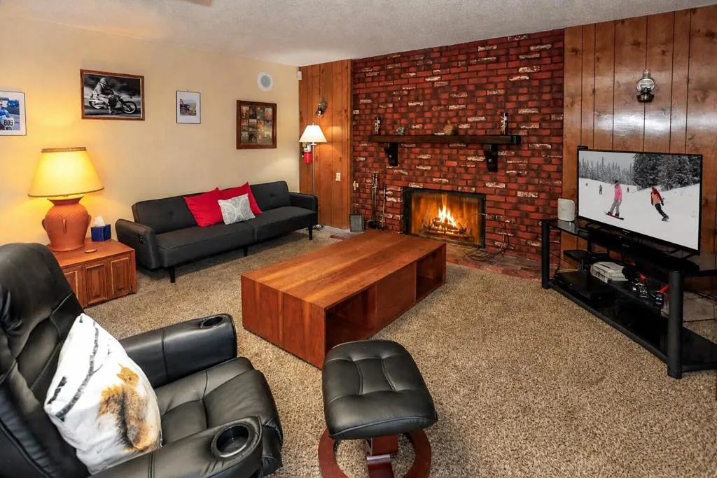 016_Family Room with Brick Fireplace