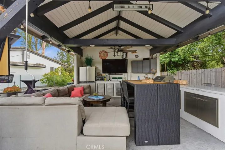 Cabana with full kitchen and bathroom