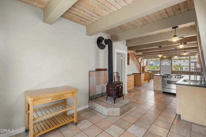 Kitchen with Tile Flooring