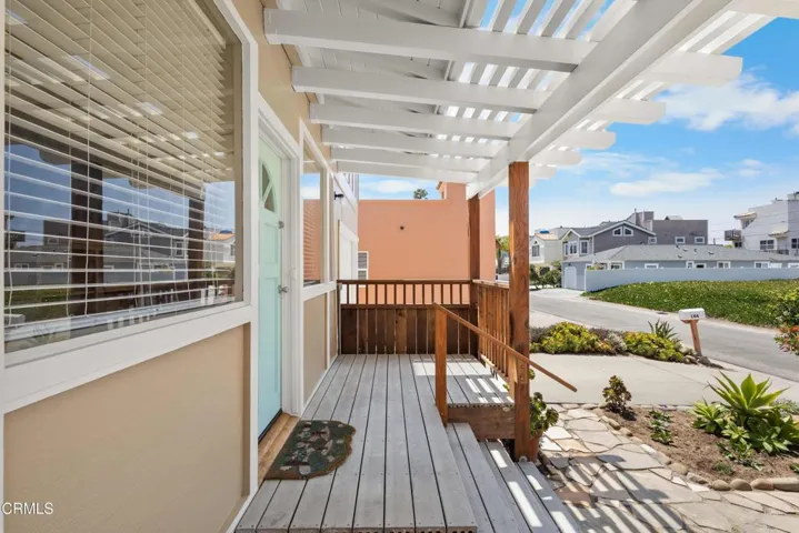 Front deck and Landscaped yard