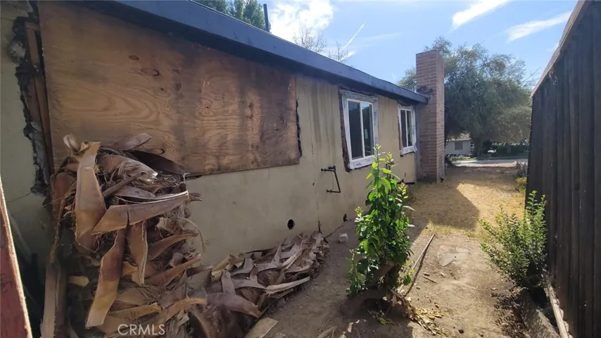 Side of house