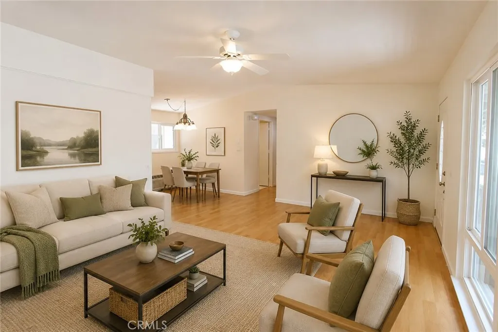 Living Room Digitally Staged