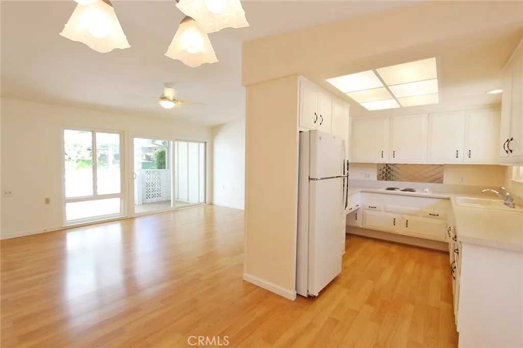 Kitchen & Living Room from Dining Room