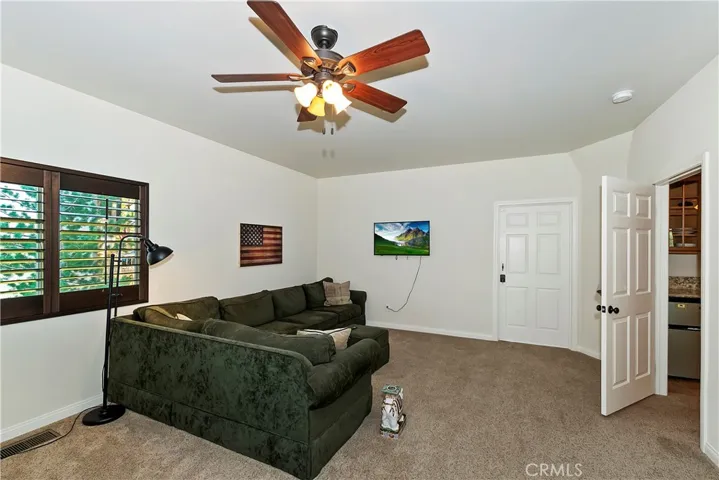 Spacious family room downstairs