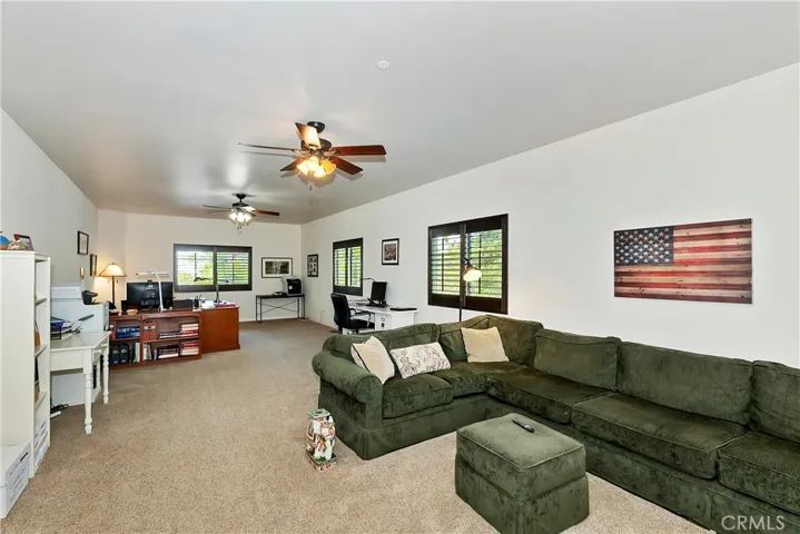 Spacious family room downstairs