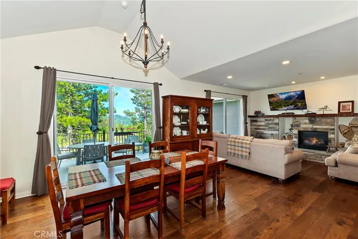 Dining area off the Kitchen and living room main floor
